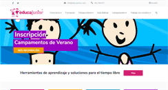 Desktop Screenshot of educajunior.com